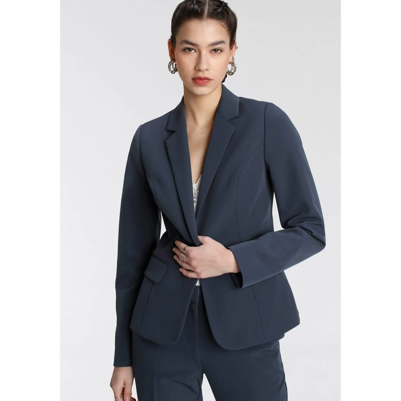 Tamaris Korte blazer in trendkleuren - met passende pantalon