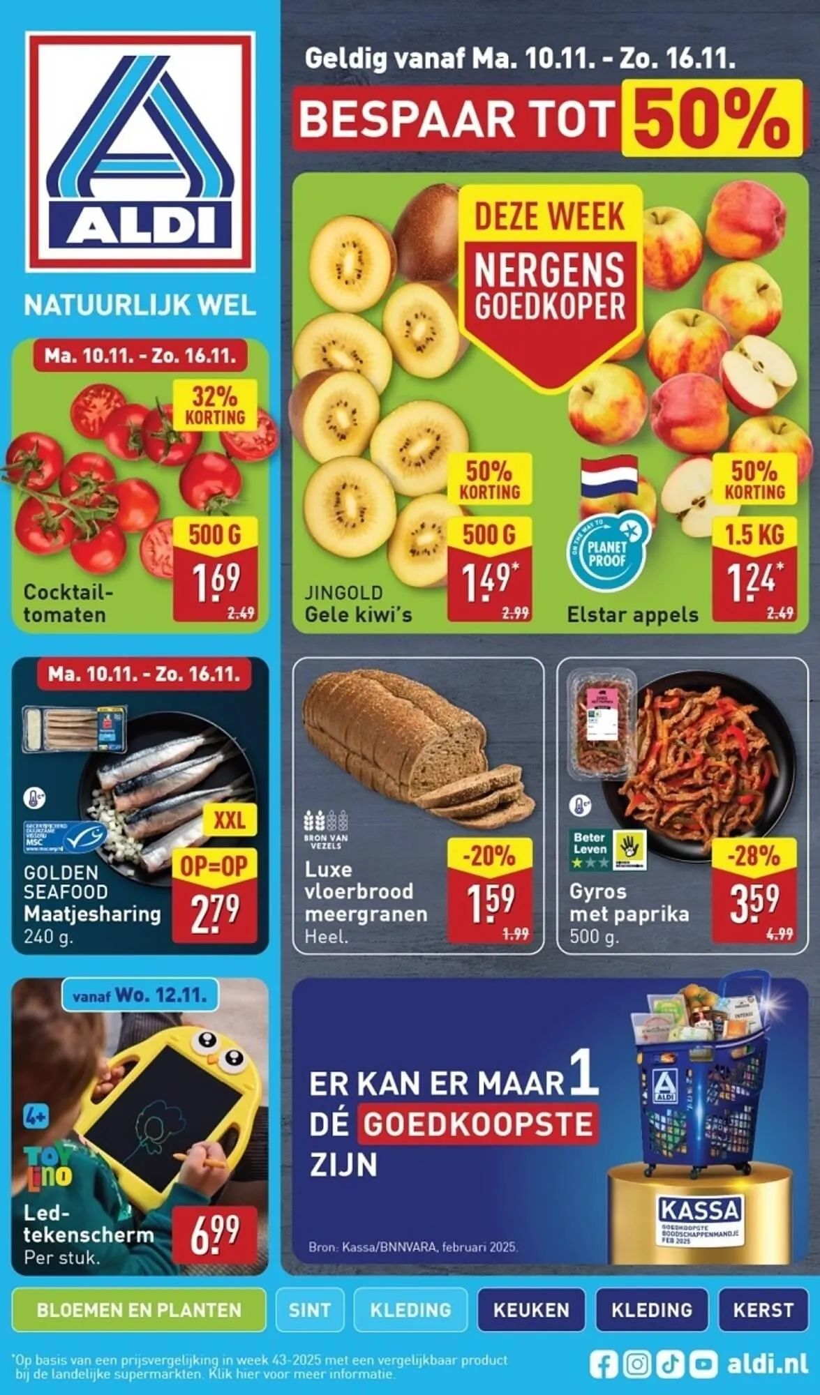 ALDI folder van 10 november tot 16 november 2025 - Folder pagina 1