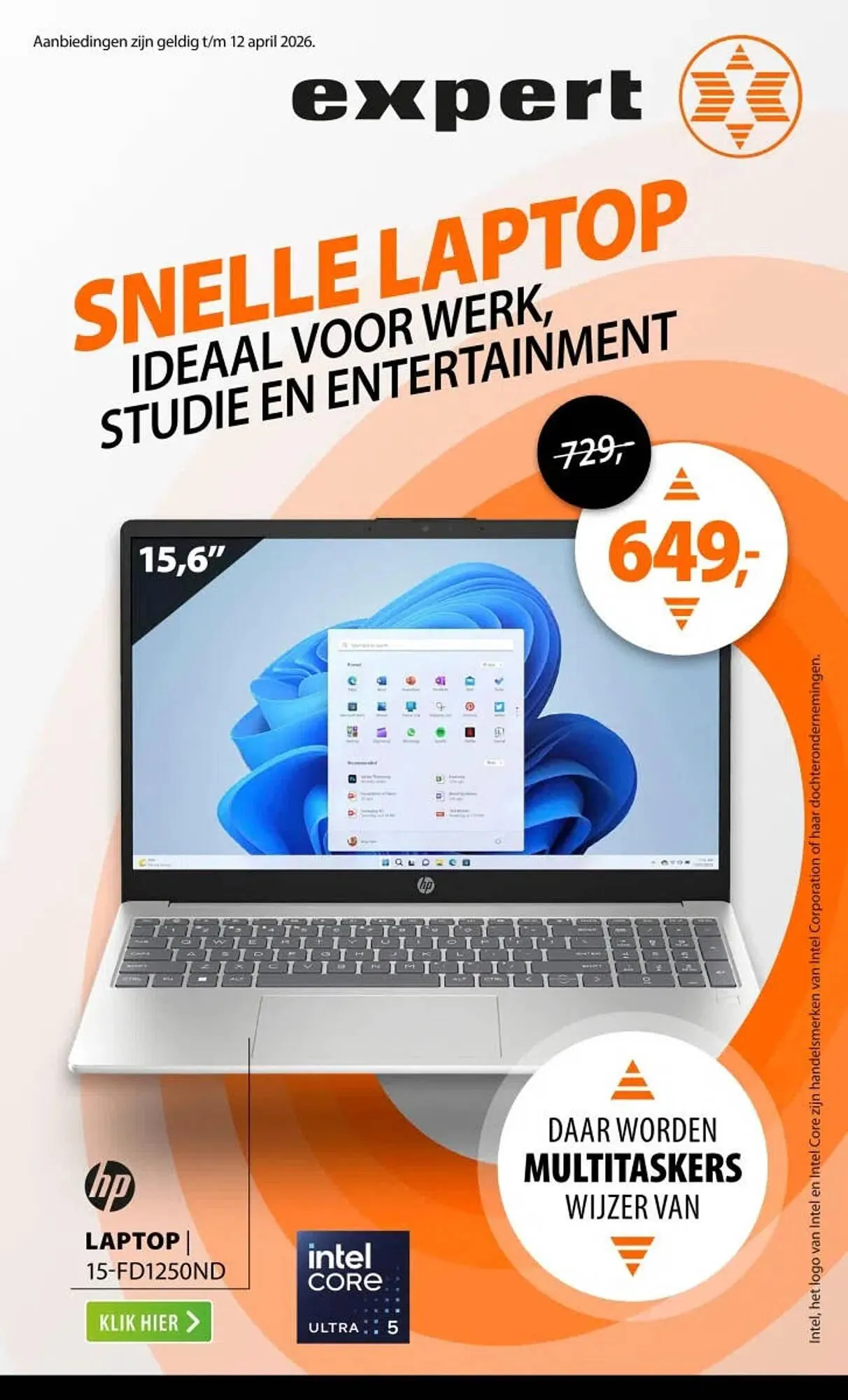 Expert folder van 6 april tot 12 april 2026 - Folder pagina 1