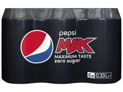 PEPSI MAX 6- PACK BLIK