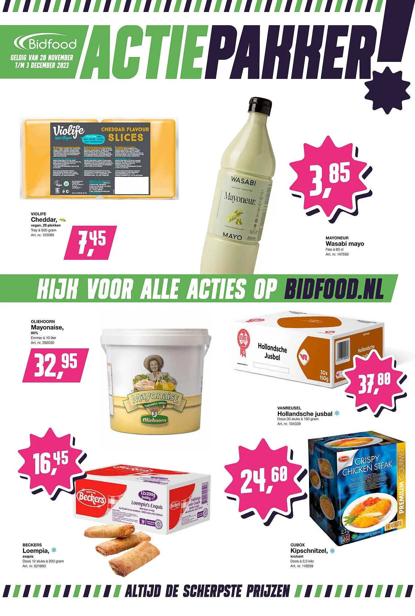 Bidfood folder van 20 november tot 8 december 2023 - Folder pagina 1