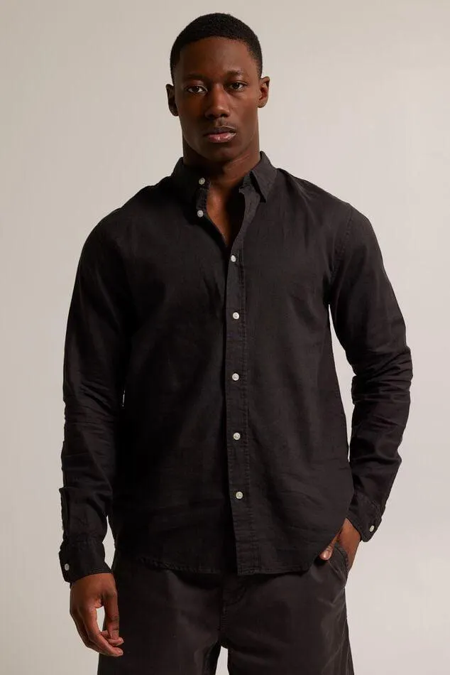 Regular fit shirt met korte mouwen