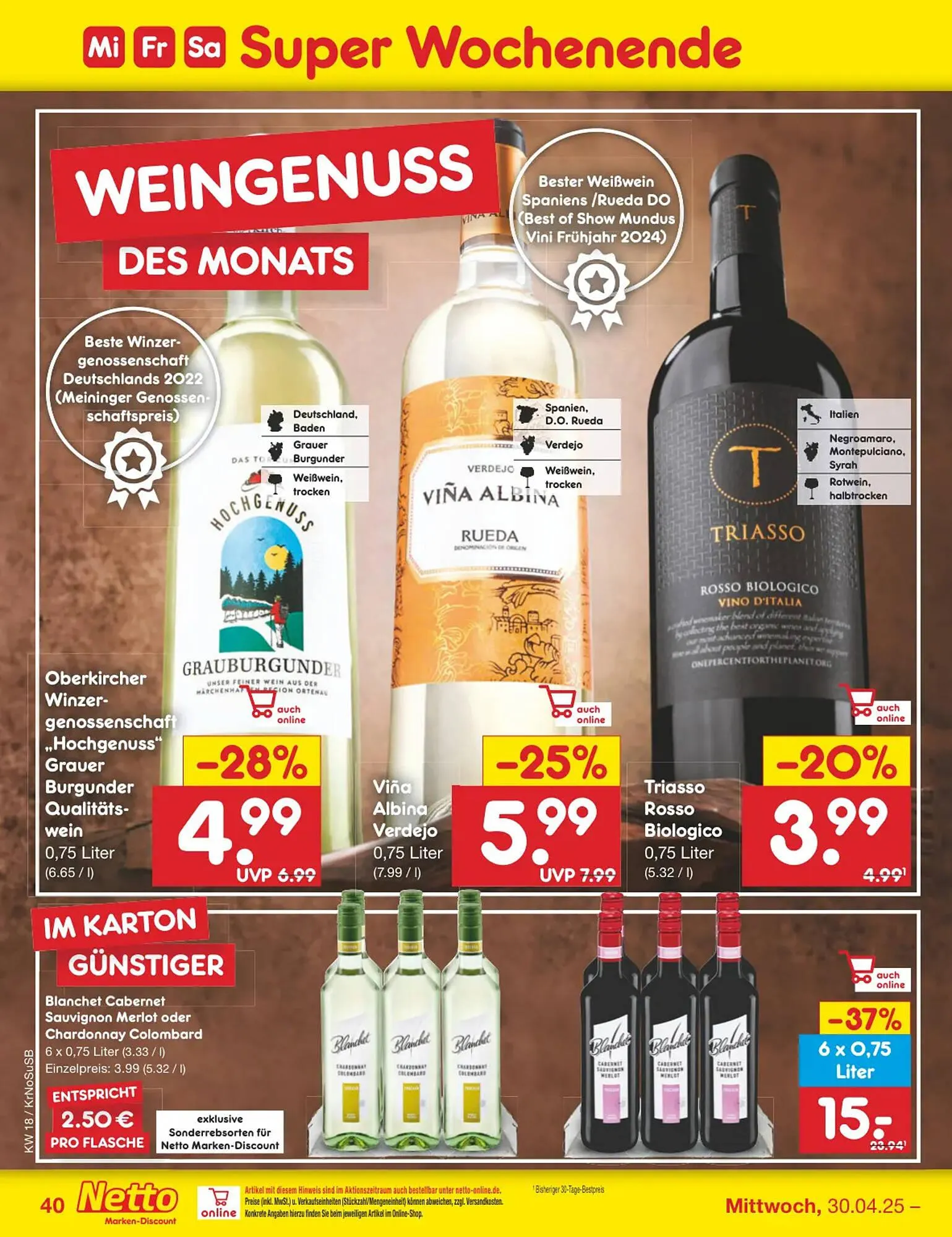 Netto Marken-Discount DE folder van 28 april tot 3 mei 2025 - Folder pagina 62