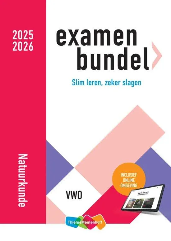 Examenbundel online + boek vwo Natuurkunde 2025/2026