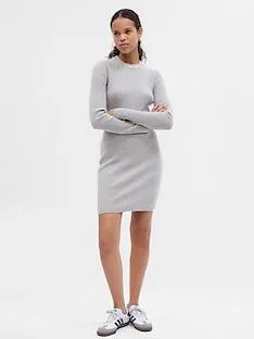 CashSoft Rib Mini Sweater Dress