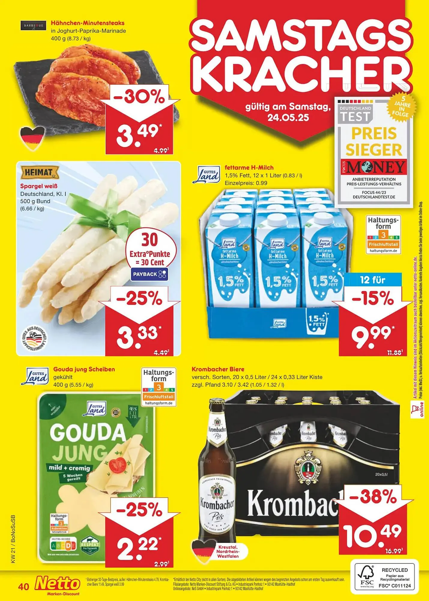Netto Marken-Discount DE folder van 19 mei tot 24 mei 2025 - Folder pagina 62