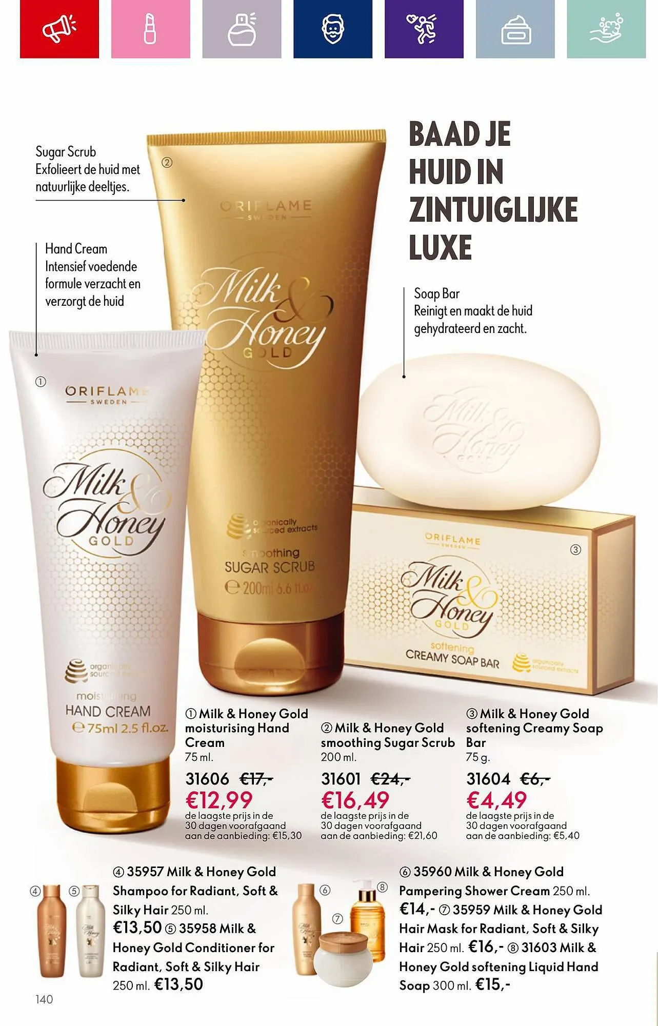 Oriflame folder van 22 augustus tot 12 september 2023 - Folder pagina 140