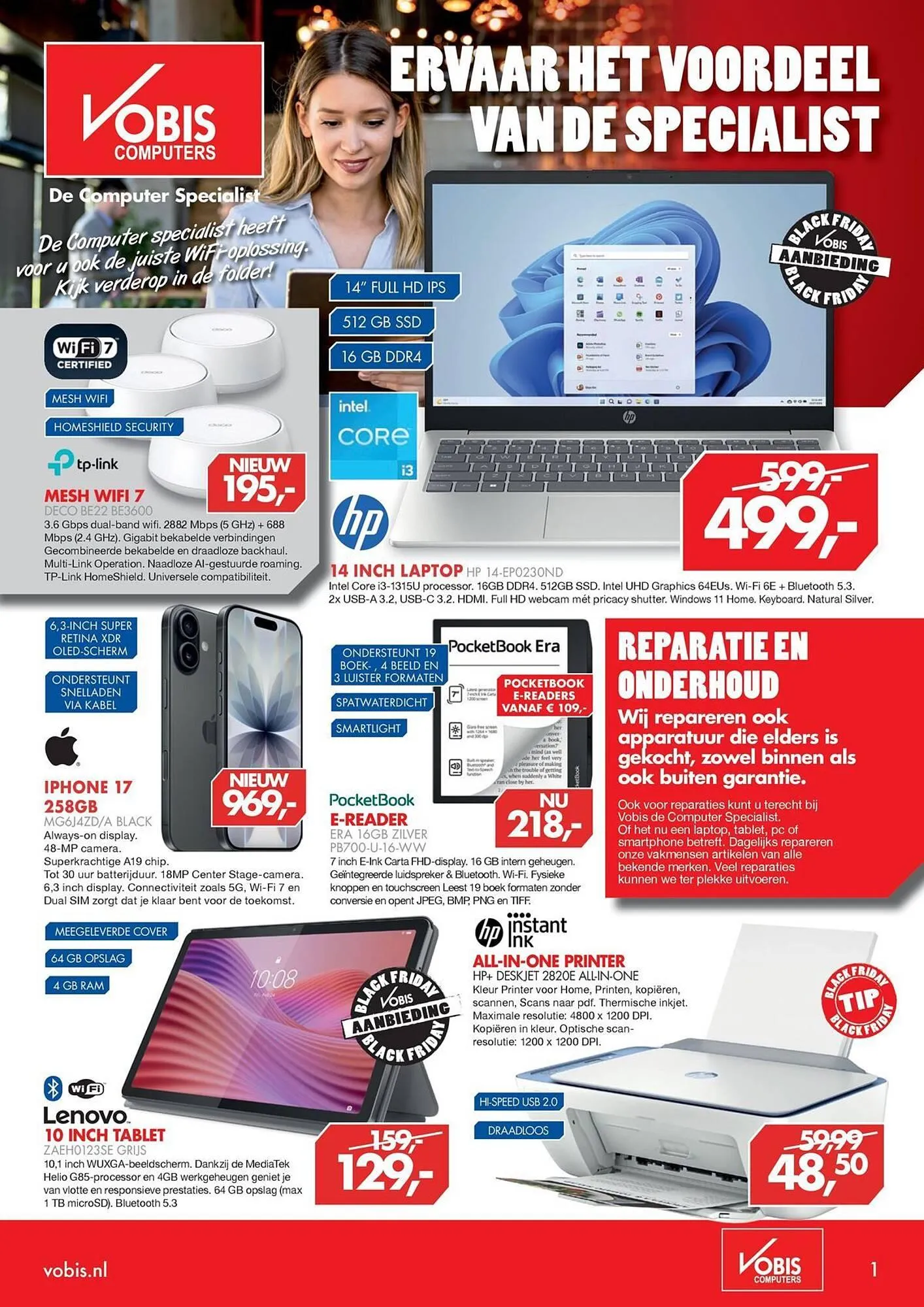 Vobis folder van 14 november tot 30 november 2025 - Folder pagina 1