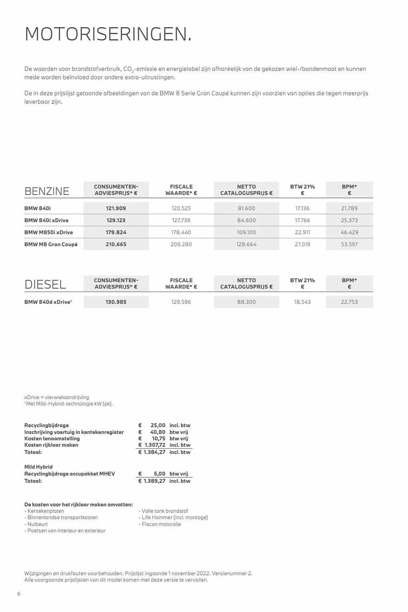 BMW folder - 8 Serie van 31 oktober tot 31 oktober 2023 - Folder pagina 6