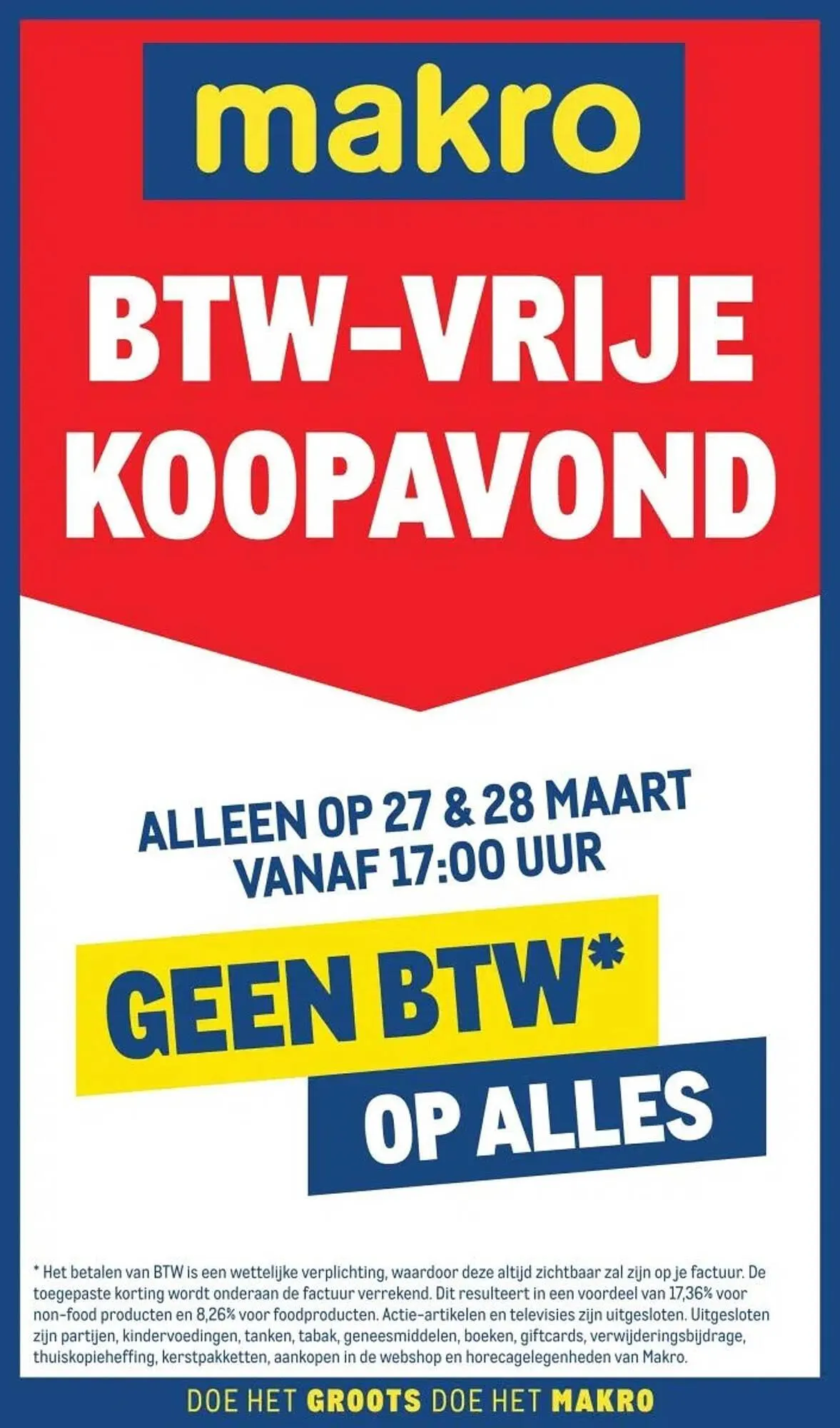 Makro folder van 27 maart tot 28 maart 2025 - Folder pagina 1