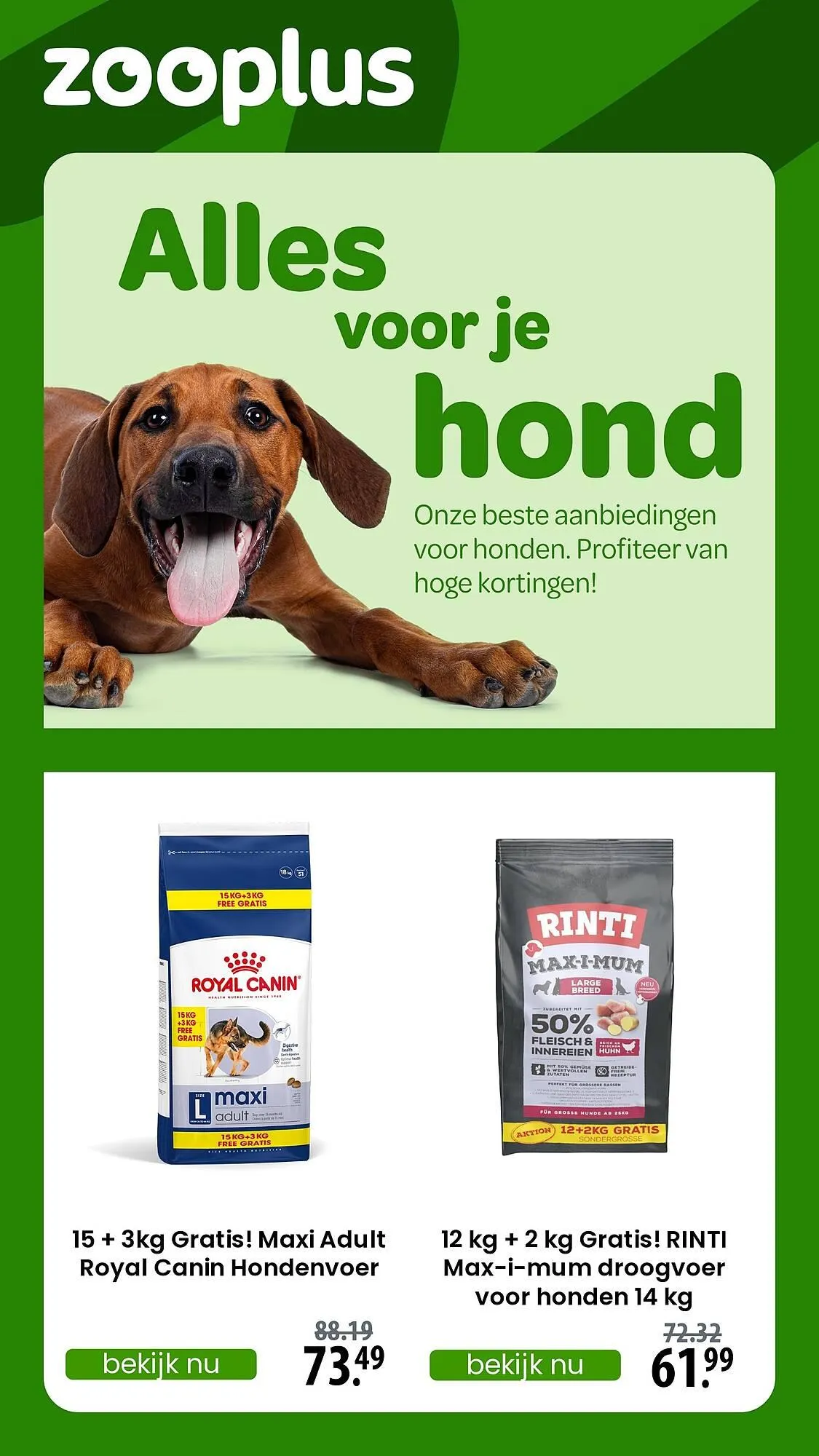 Zooplus folder van 1 september tot 14 september 2025 - Folder pagina 1