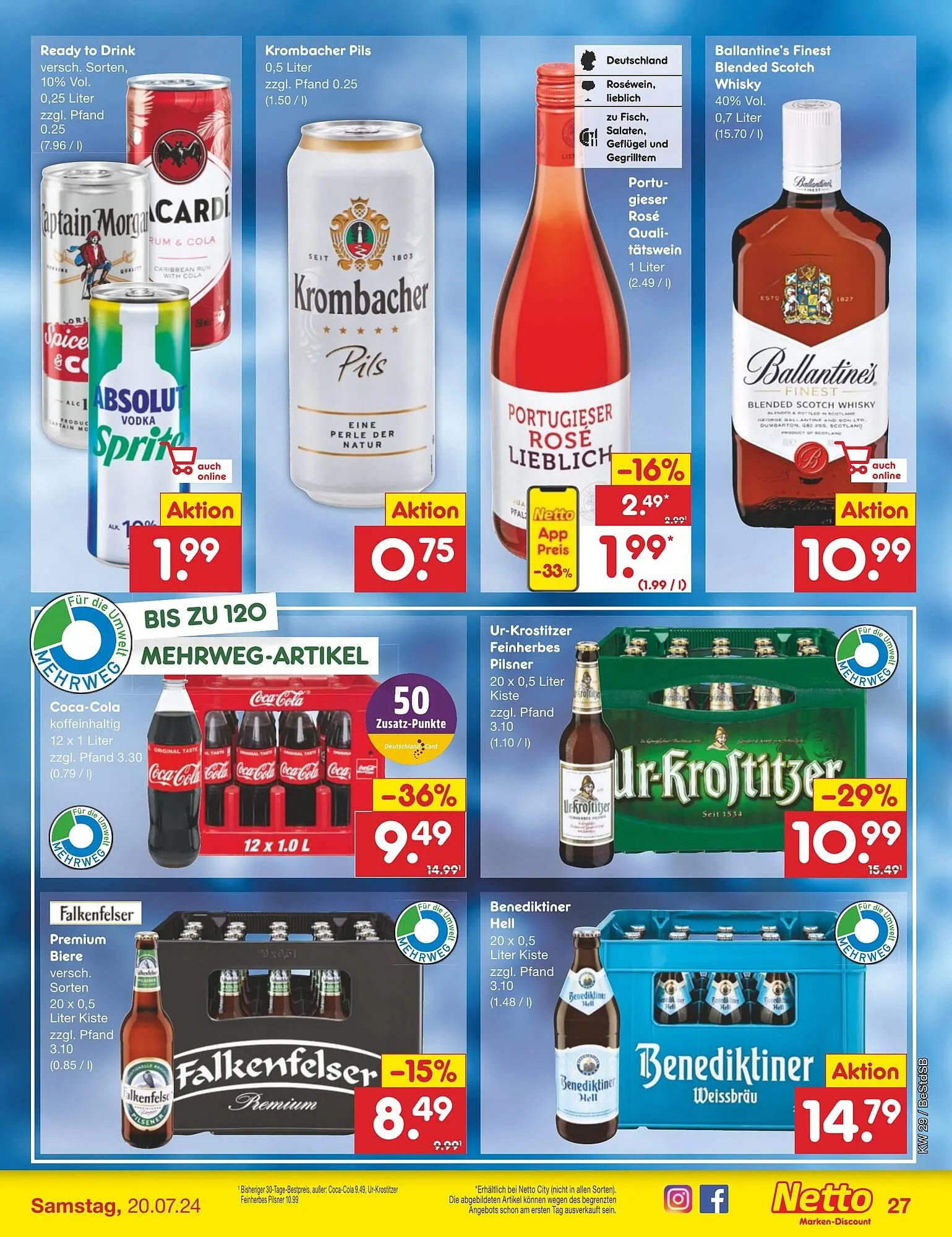 Netto Marken-Discount DE folder van 15 juli tot 20 juli 2024 - Folder pagina 29