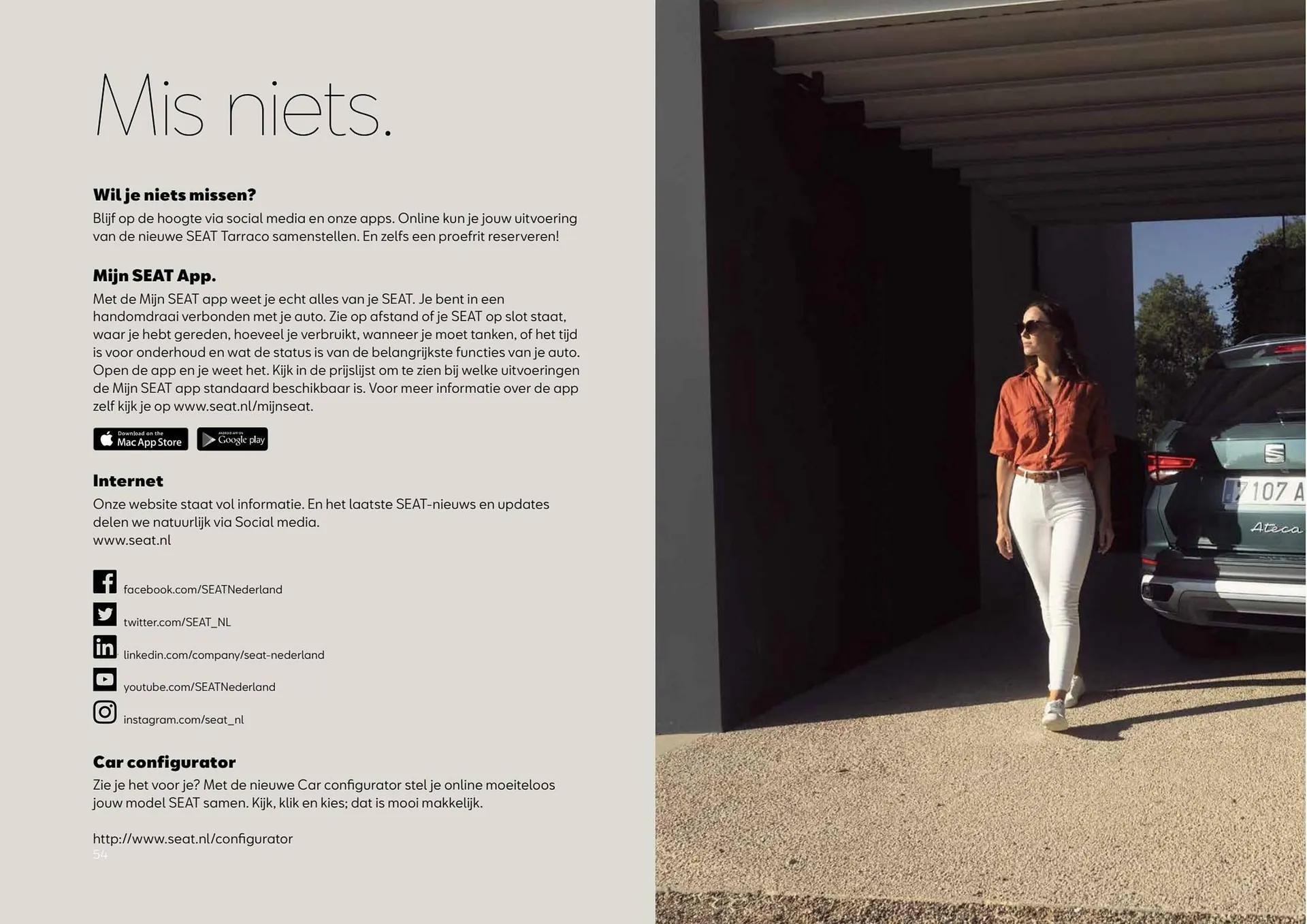 SEAT Ateca folder van 21 december tot 21 december 2023 - Folder pagina 54