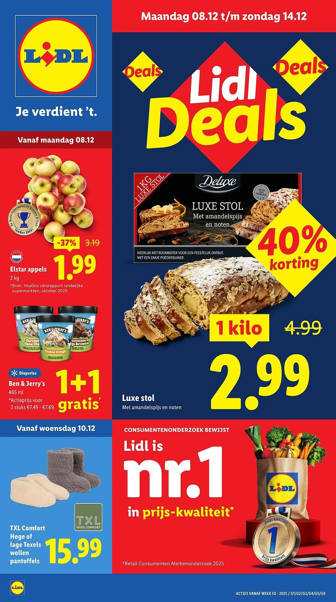 Lidl folder van 8 december tot 14 december 2025 - Folder pagina 1
