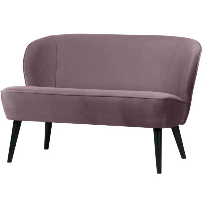 Woood bankje sara velvet warm lila