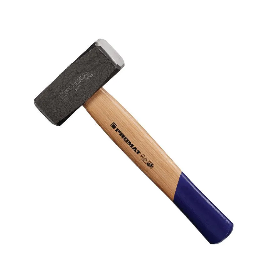 Promat moker, hamerkop matrijsgesmeed 1500 gram, hickory steel