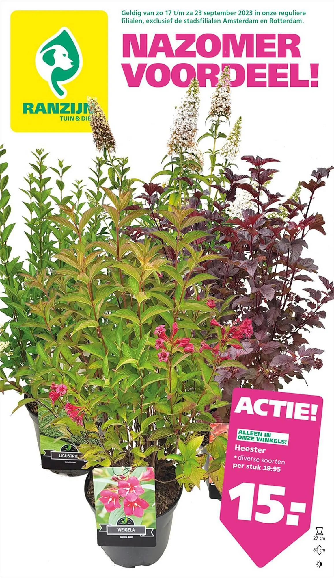 Ranzijn folder van 17 september tot 23 september 2023 - Folder pagina 1