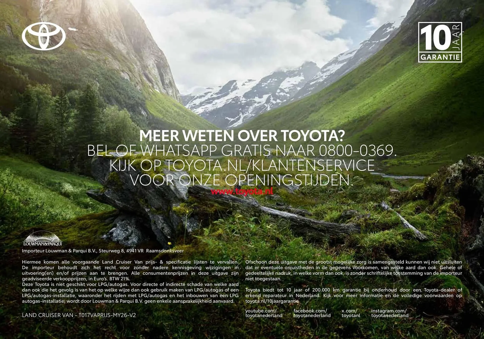 Toyota folder van 1 oktober tot 31 maart 2026 - Folder pagina 20