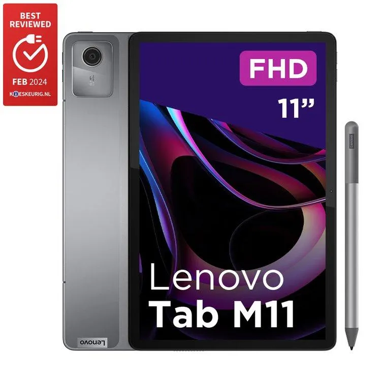 Lenovo Tab M11 + Pen - 4GB/128GB - Grijs