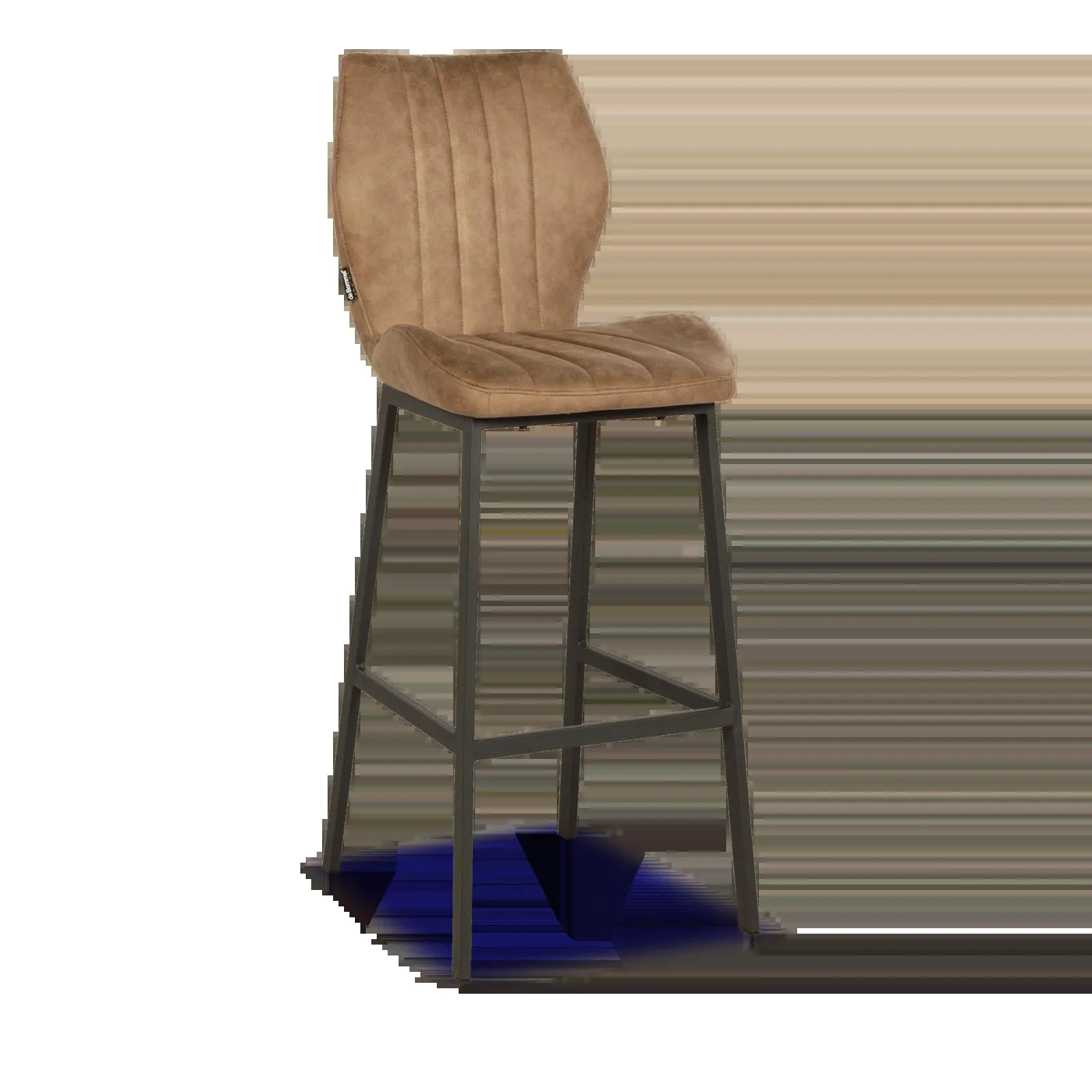 Barstoel (hoog) Kenny - Otis Lichtbruin