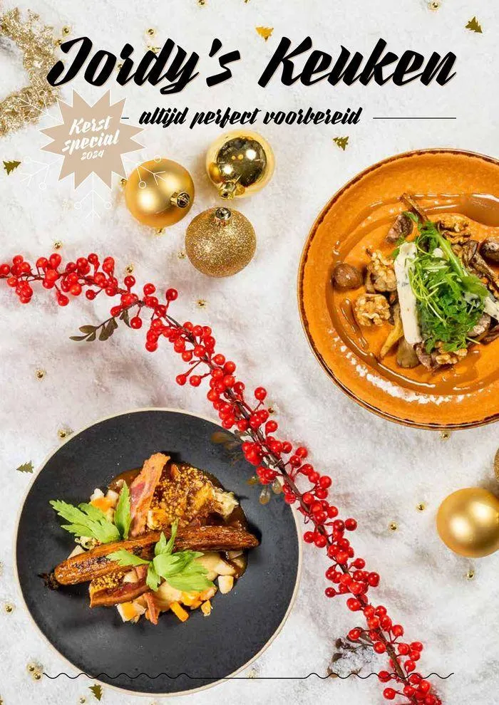 Jordy's Keuken Kerstspecial van 24 september tot 8 oktober 2024 - Folder pagina 1