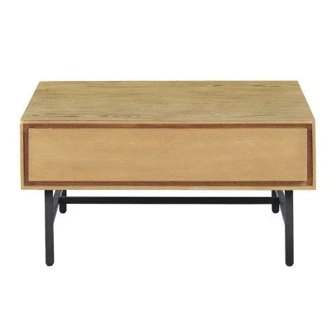 Salontafel Belvio 85x85 vierkant light oak