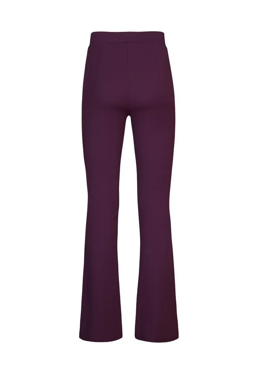 Broek flared paars 36"