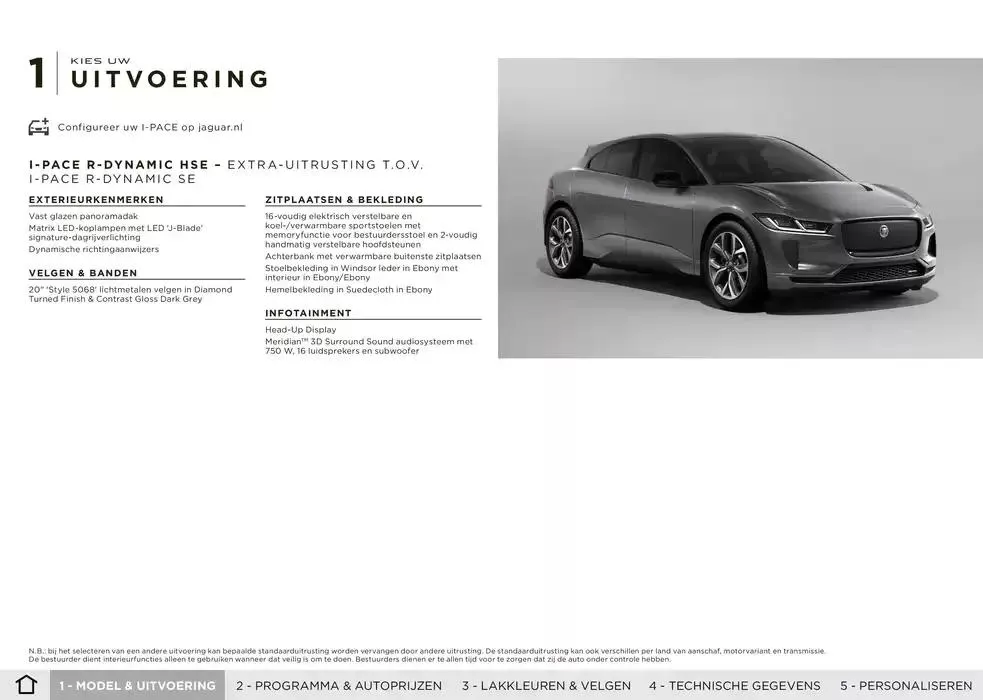 Jaguar I-PACE van 20 november tot 30 juni 2025 - Folder pagina 6