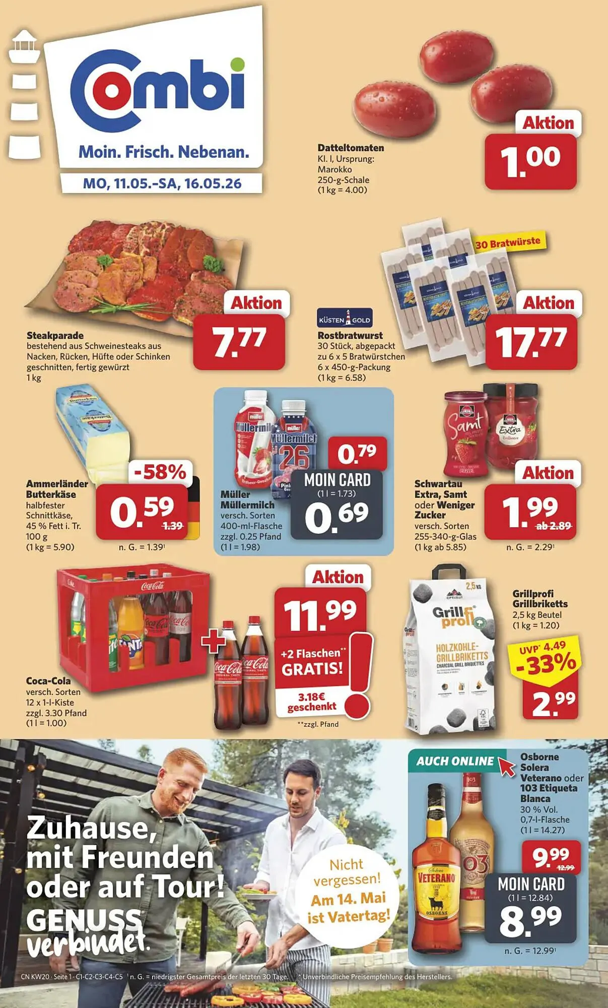Combi Markt DE folder van 11 mei tot 16 mei 2026 - Folder pagina 1