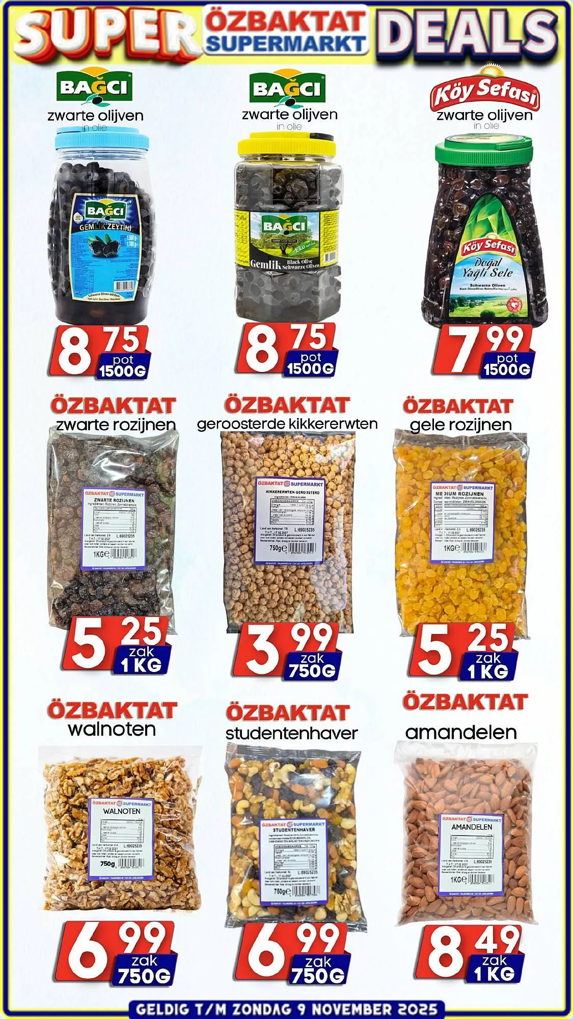 Özbaktat Supermarkt folder van 11 september tot 9 november 2025 - Folder pagina 6