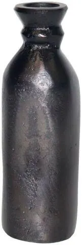 Vaas Duino 4x4x13 cm zwart