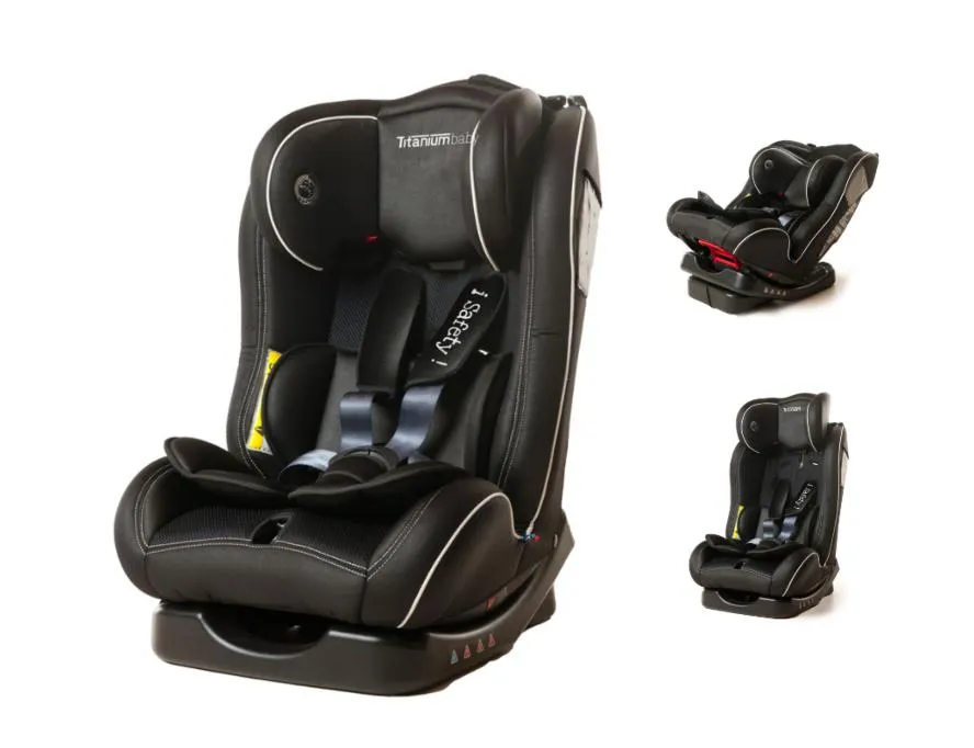 Autostoel Titanium Baby Vigo Zwart 0-1-2