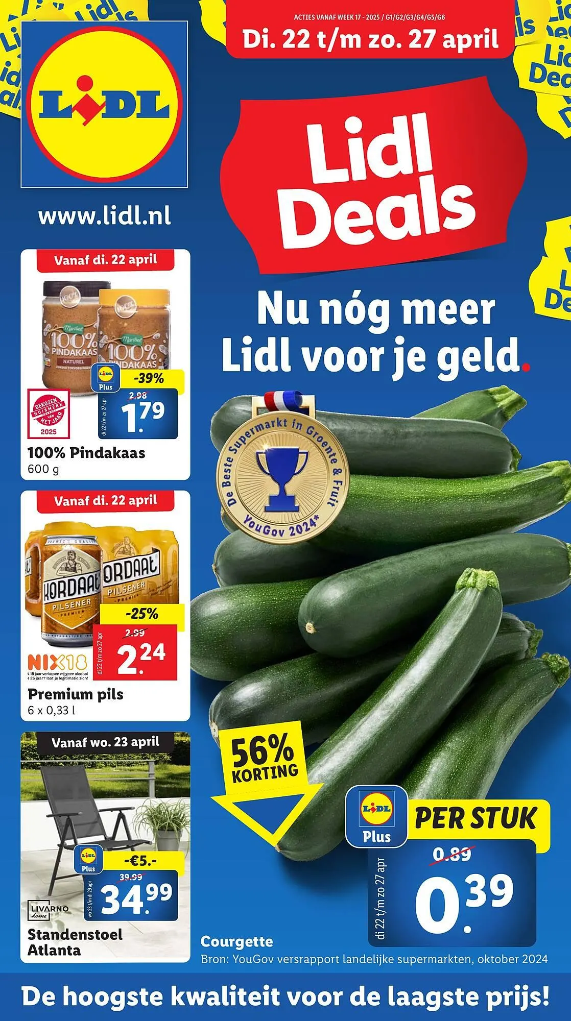 Lidl folder van 22 april tot 27 april 2025 - Folder pagina 1
