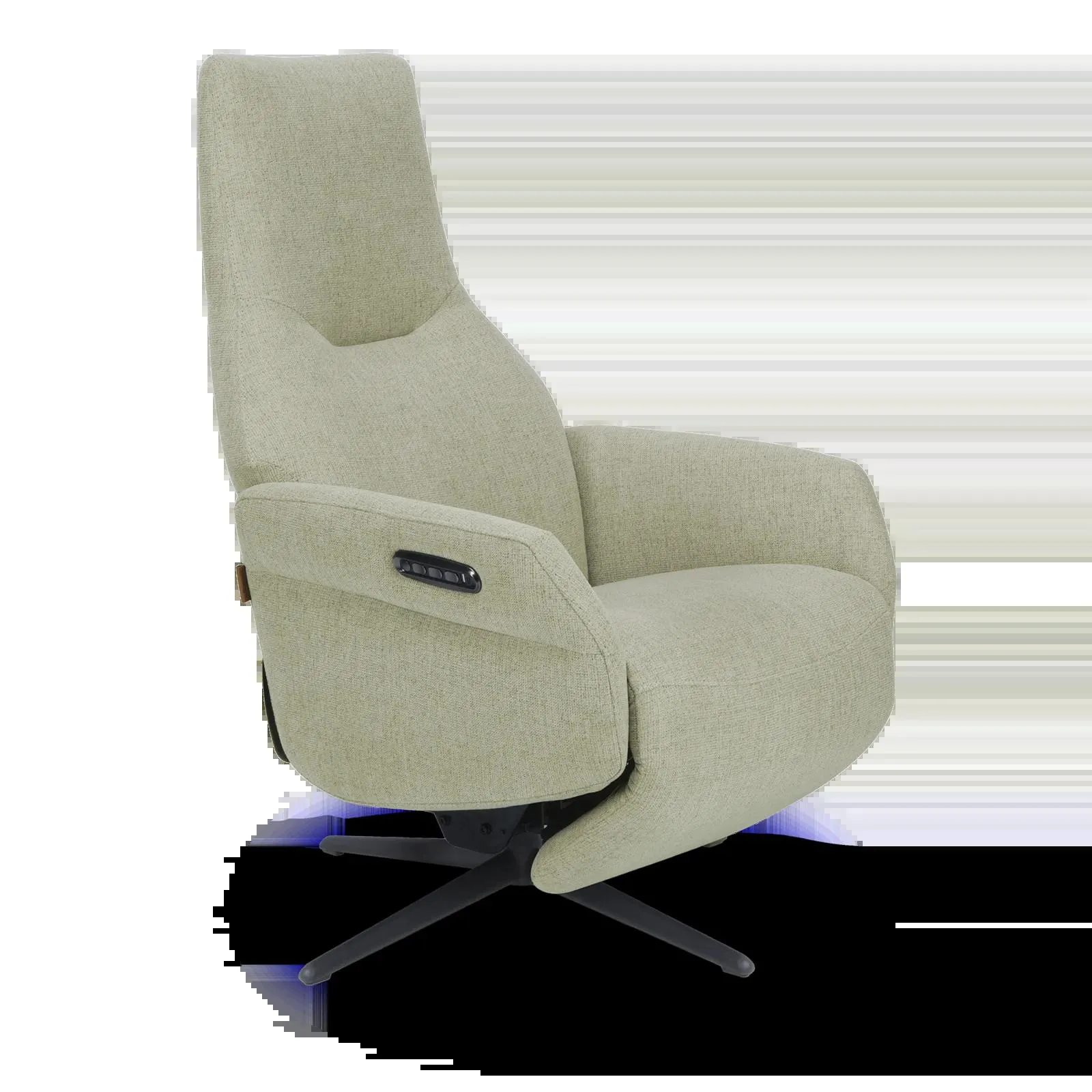 Relaxfauteuil (elektrisch/zwart) Opera - Soda Herb