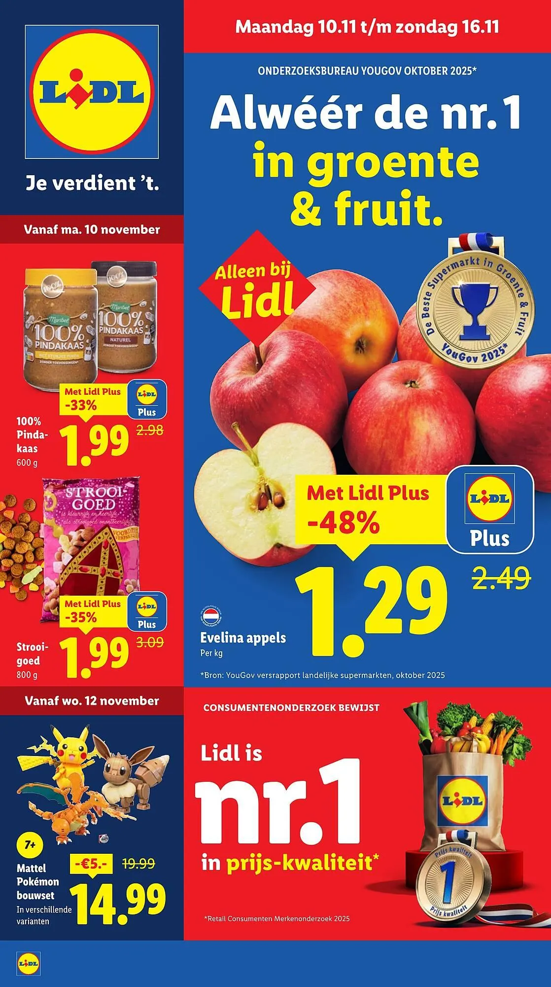 Lidl folder van 10 november tot 16 november 2025 - Folder pagina 1