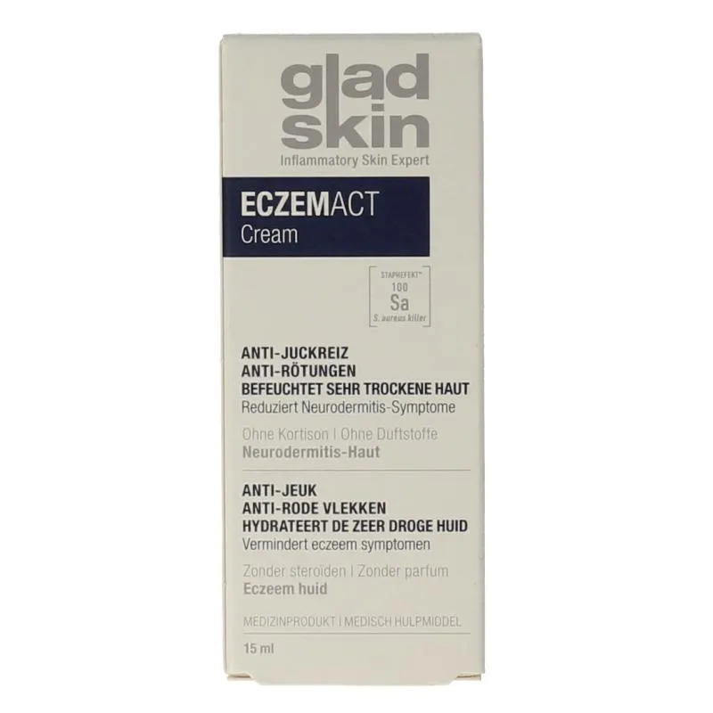 Gladskin Eczema creme 15 milliliter