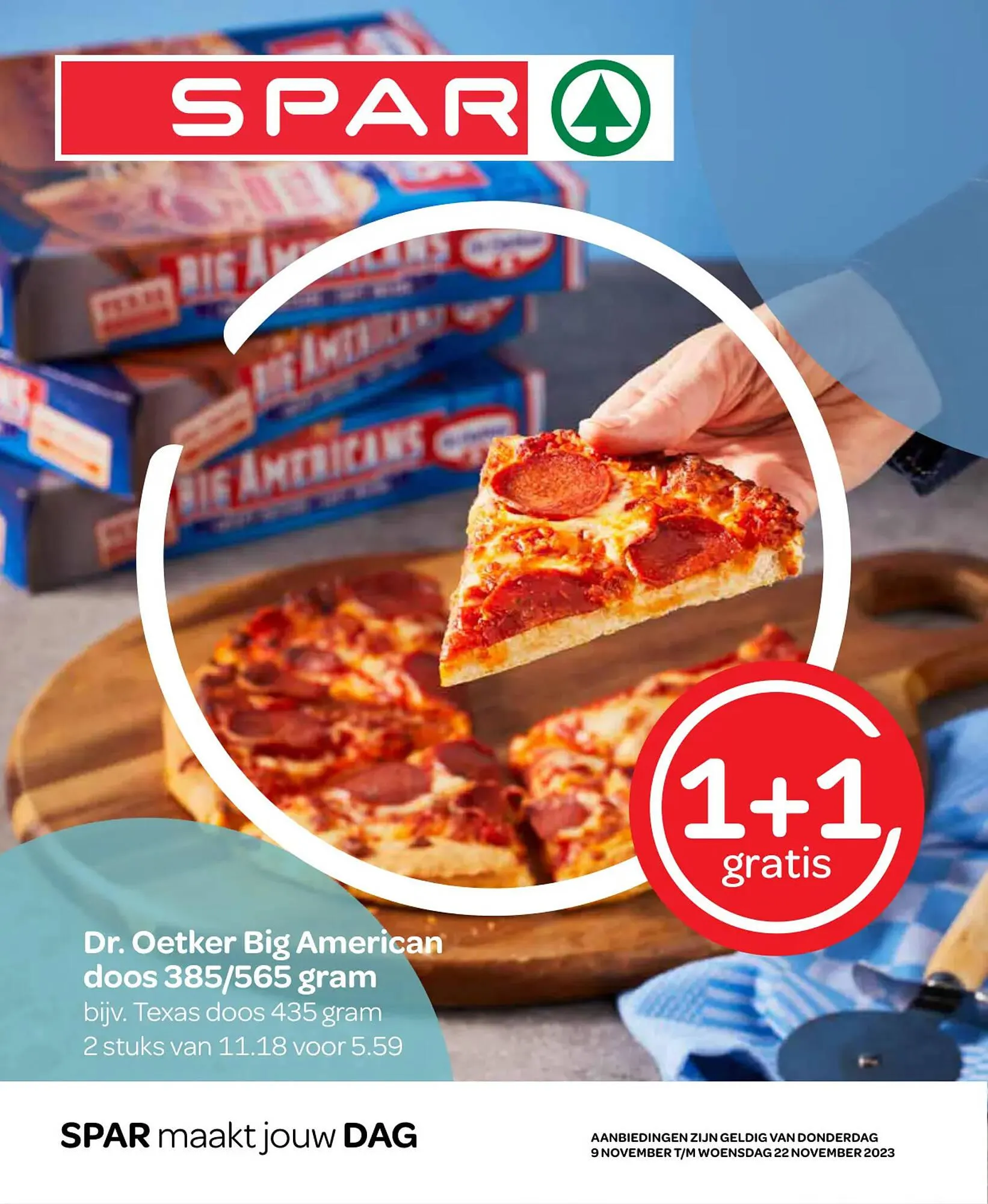 Spar folder van 9 november tot 22 november 2023 - Folder pagina 1