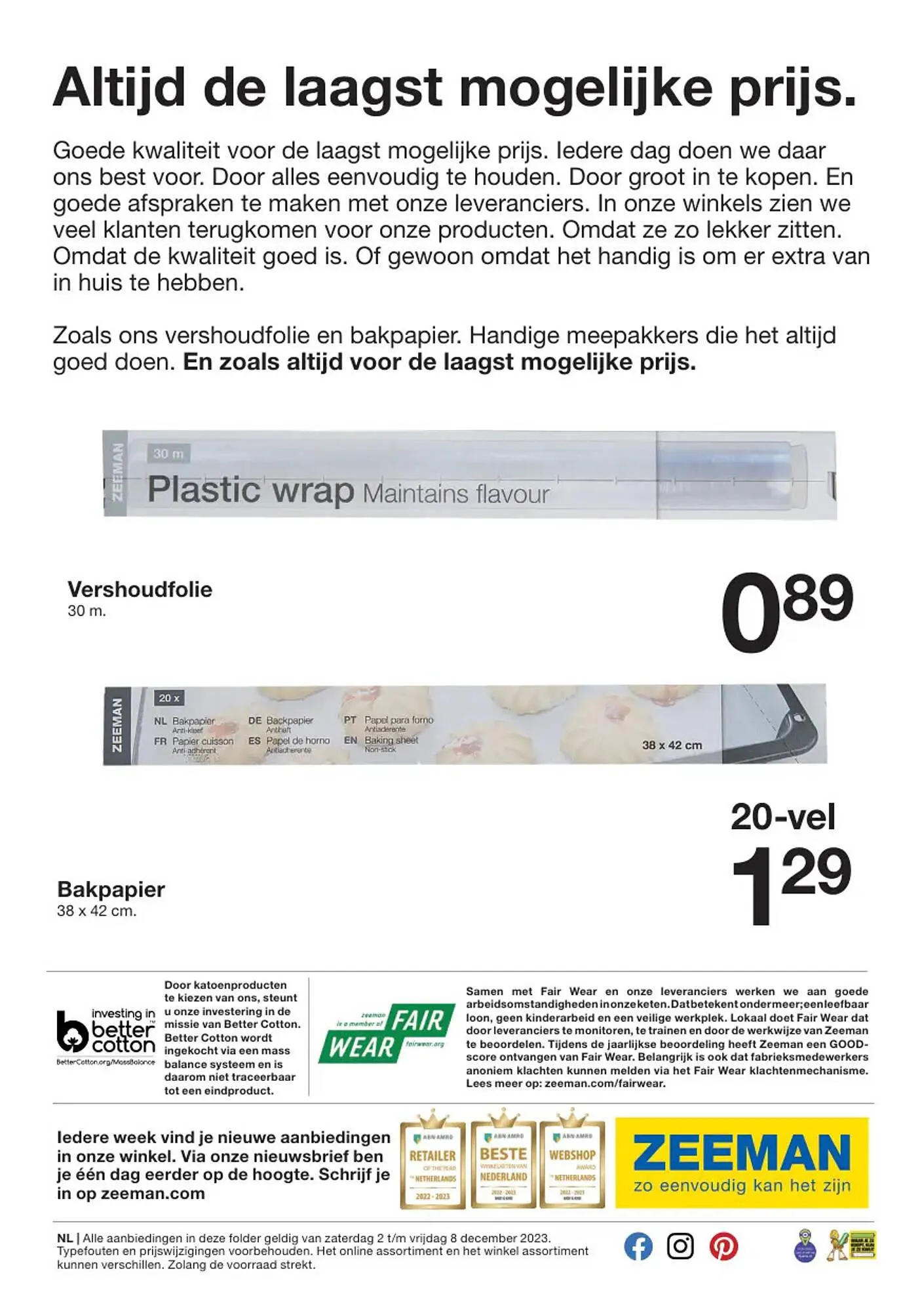 Zeeman folder van 2 december tot 8 december 2023 - Folder pagina 6