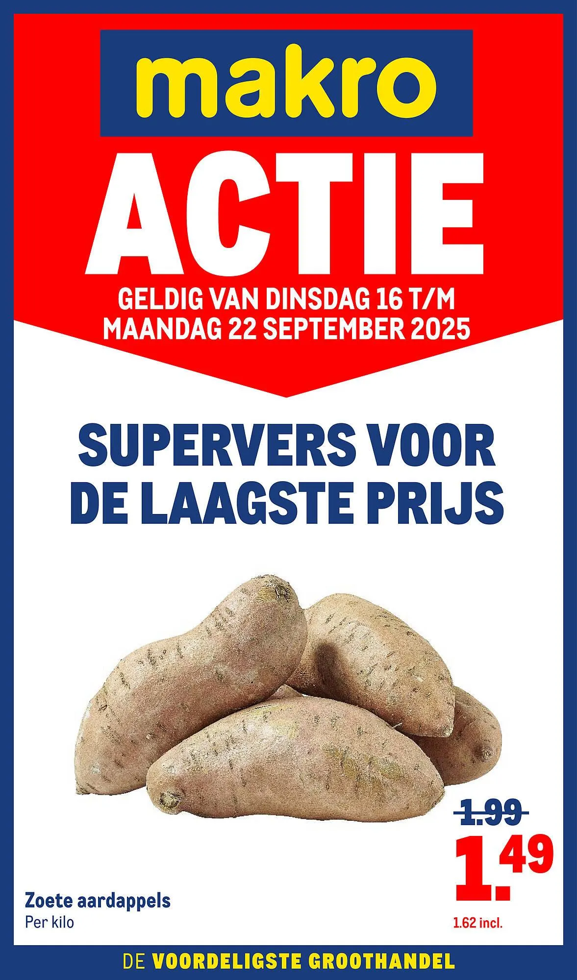 Makro folder van 16 september tot 22 september 2025 - Folder pagina 1