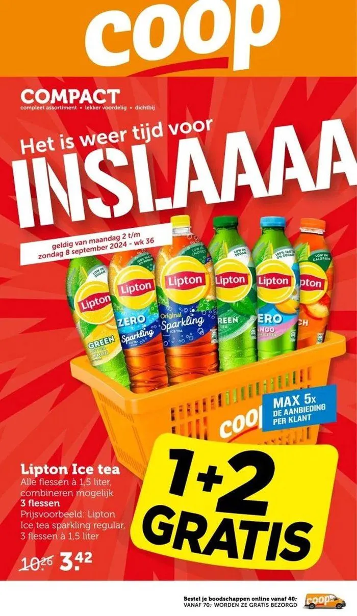 Coop folder! van 2 september tot 16 september 2024 - Folder pagina 1