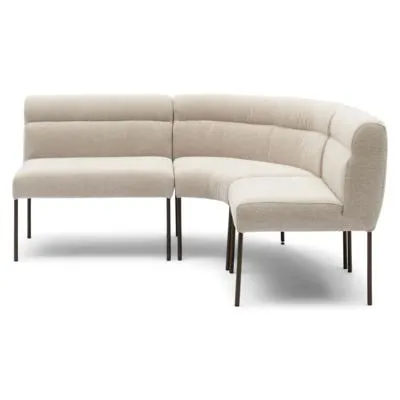 Eetkamer hoekbank Mia 3-zits sneak beige 05