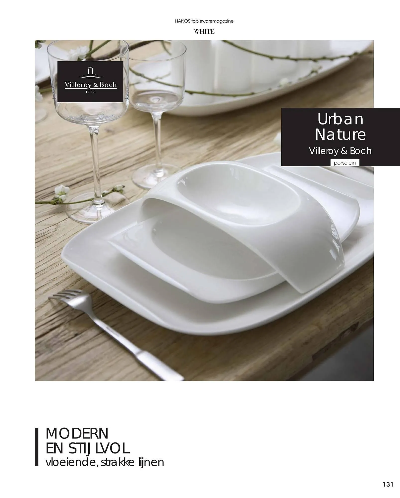 HANOS Tableware Magazine 2023-2024 van 1 januari tot 30 april 2024 - Folder pagina 131