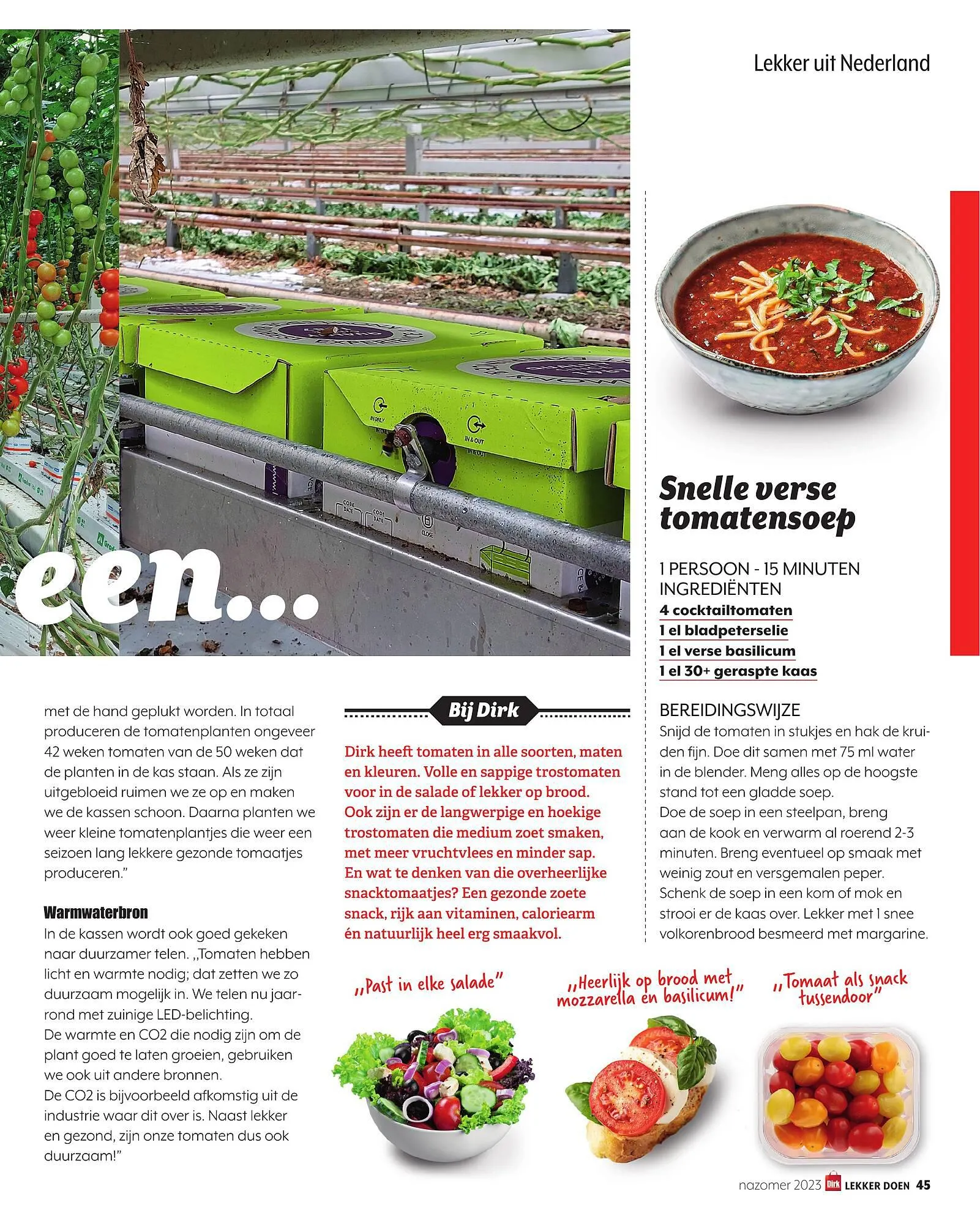 Dirk nazomer magazine van 1 september tot 30 september 2023 - Folder pagina 43
