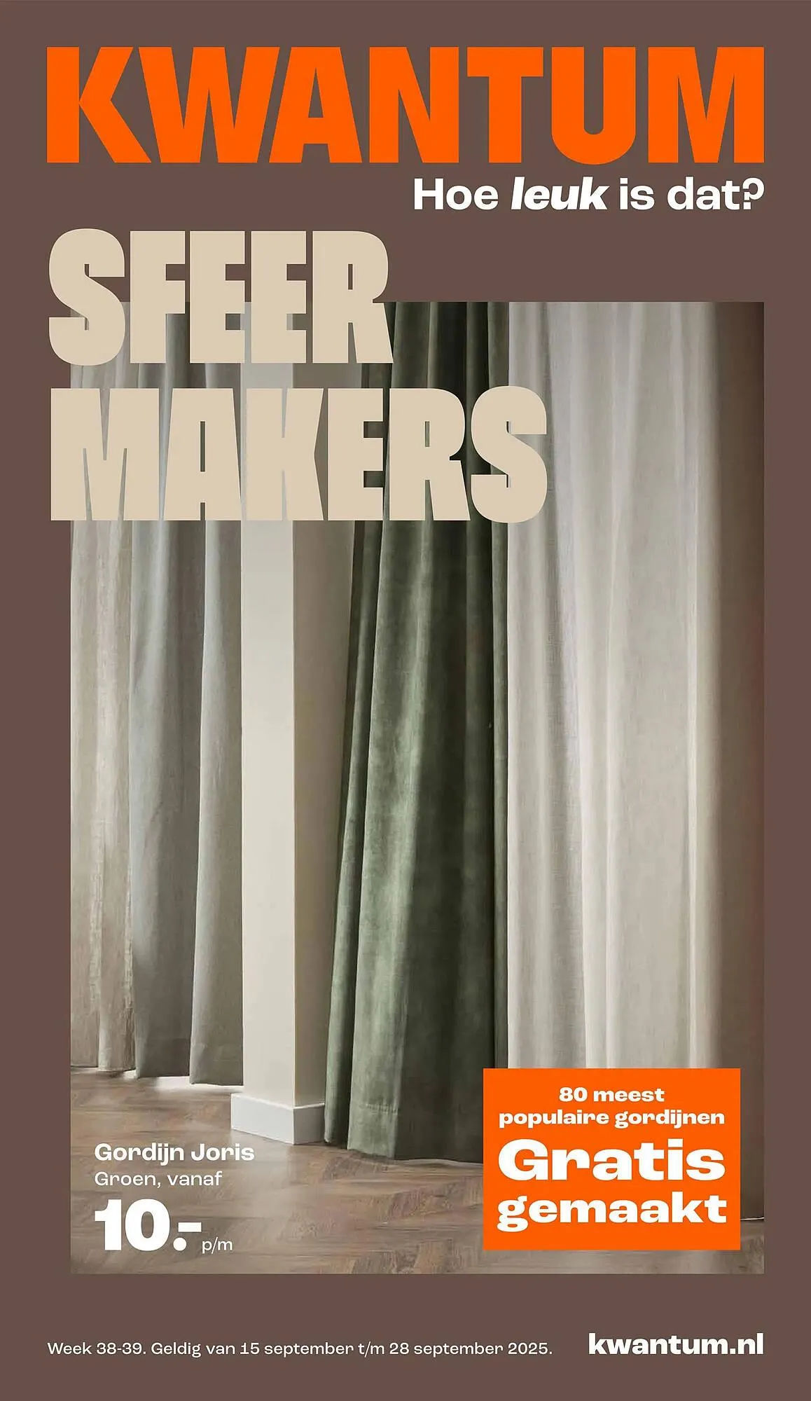 Kwantum folder van 21 september tot 28 september 2025 - Folder pagina 1