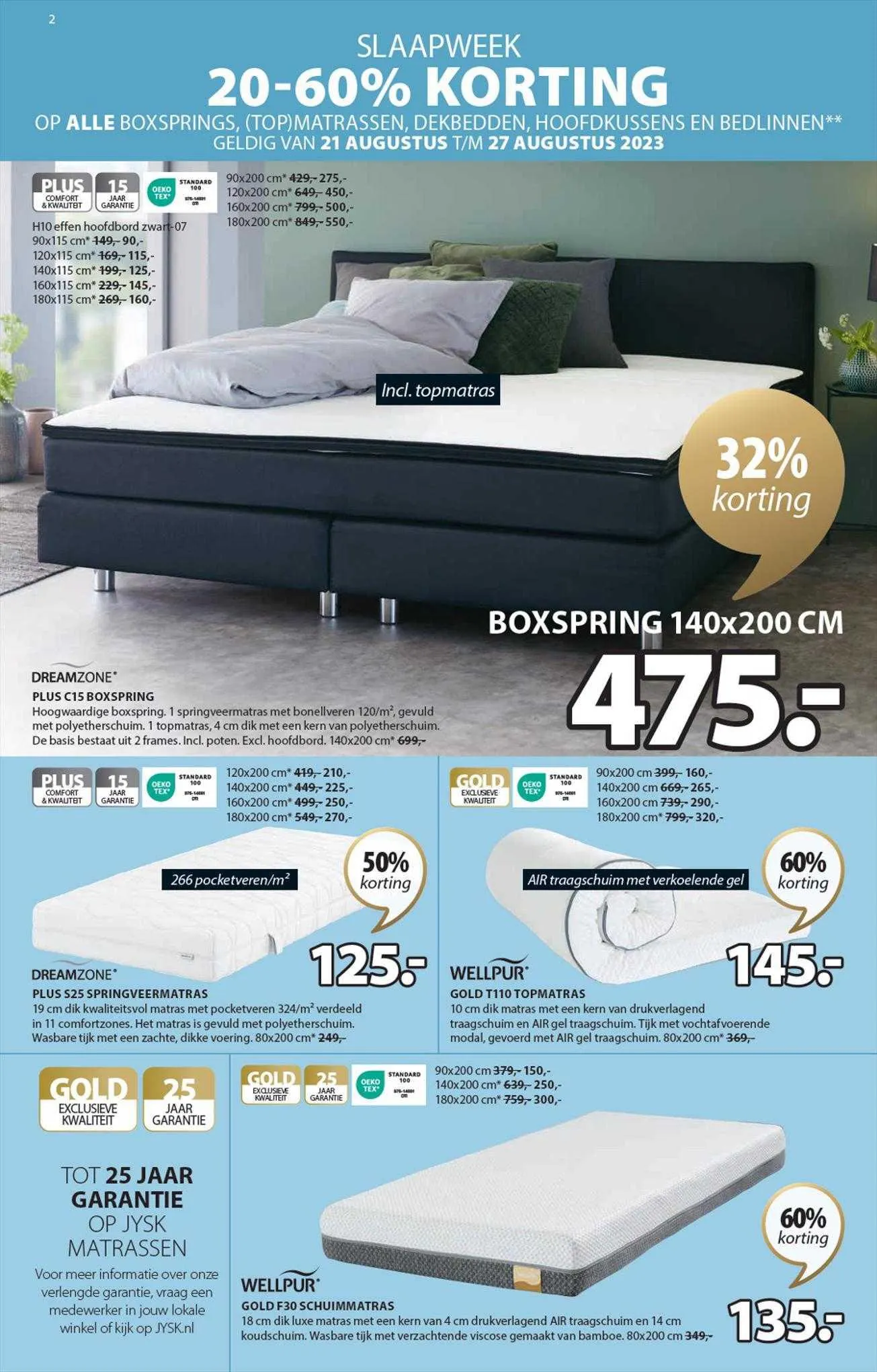 Jysk Folder van 14 augustus tot 27 augustus 2023 - Folder pagina 2