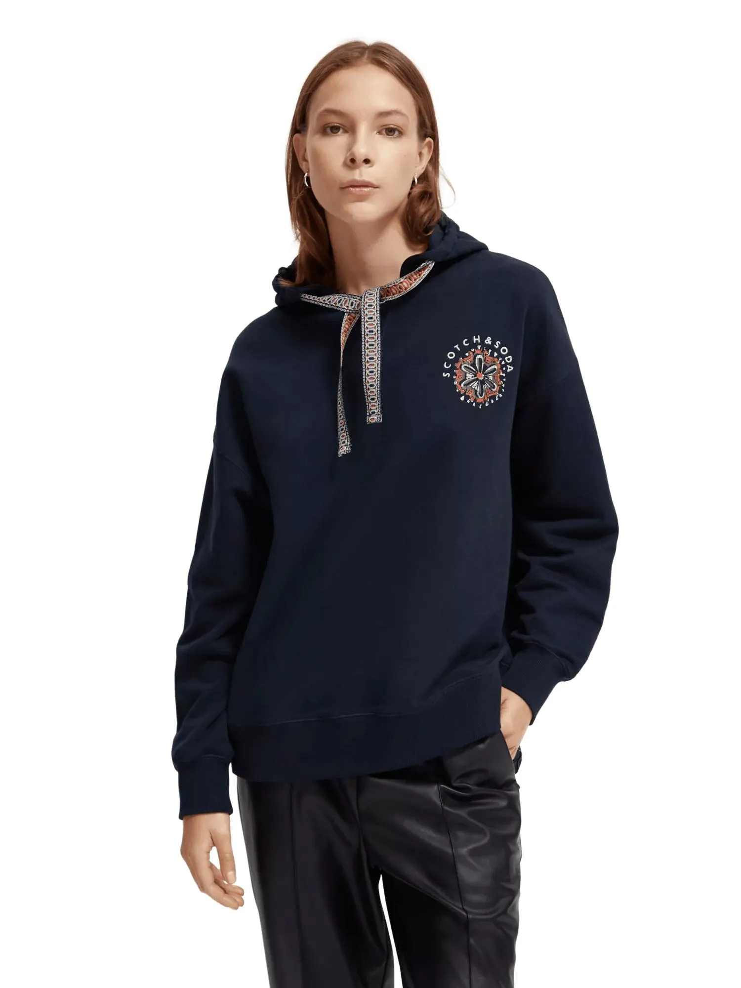 Oversized fit artwork hoodie