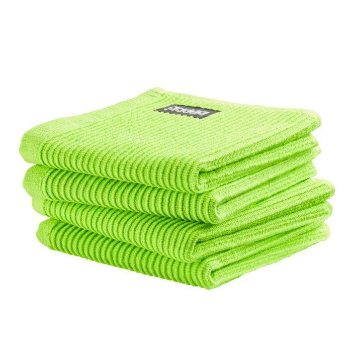 DDDDD Vaatdoek Basic Clean 30x30cm - bright green - set van 4
