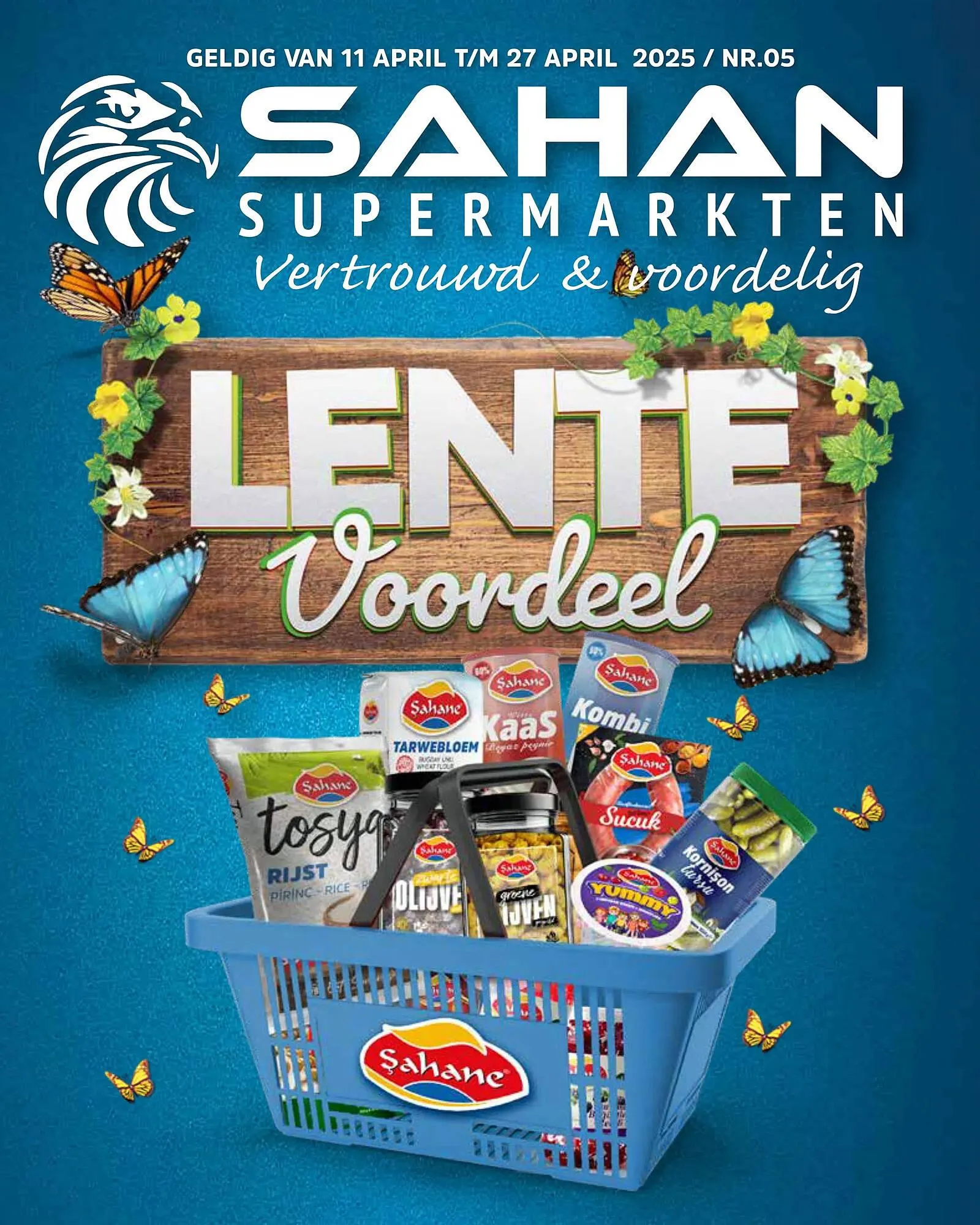 Sahan Supermarkten folder van 11 april tot 27 april 2025 - Folder pagina 1