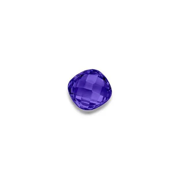 MY iMenso Quadrati (13mm) insignia "purple blue CZ" faceted