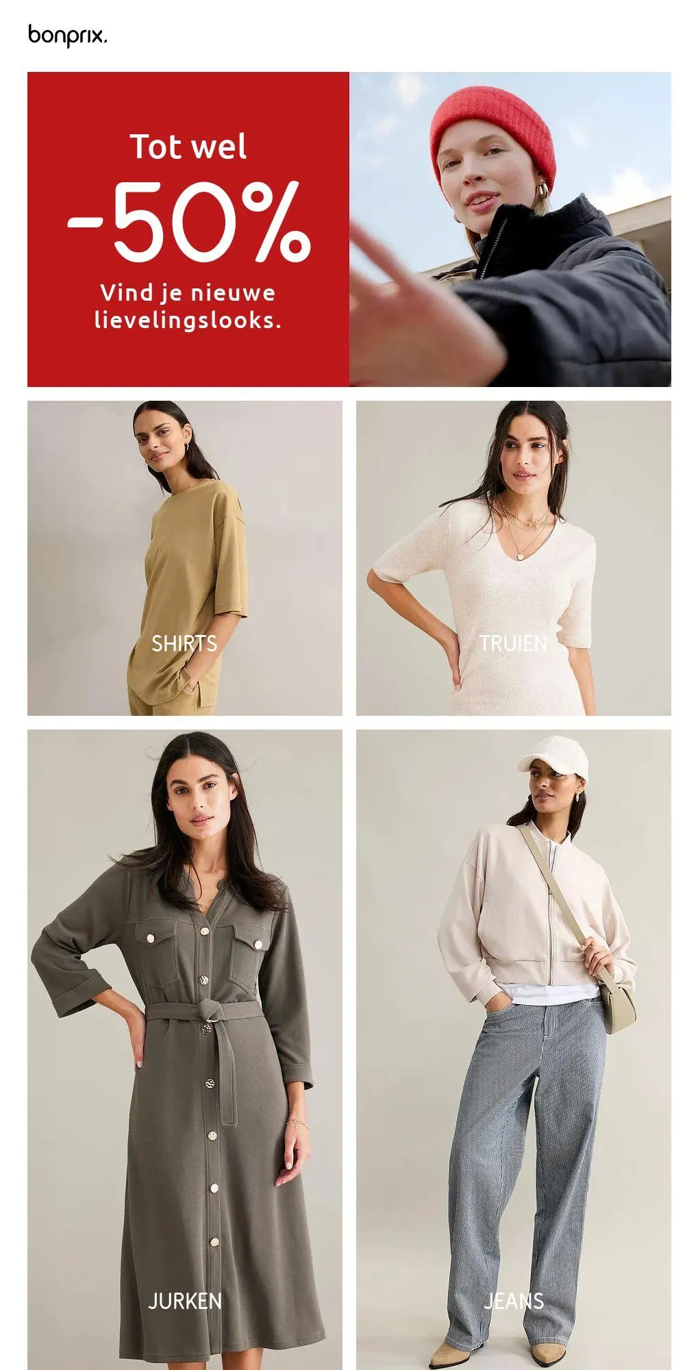 Bonprix Actuele folder van 27 januari tot 2 februari 2025 - Folder pagina 1